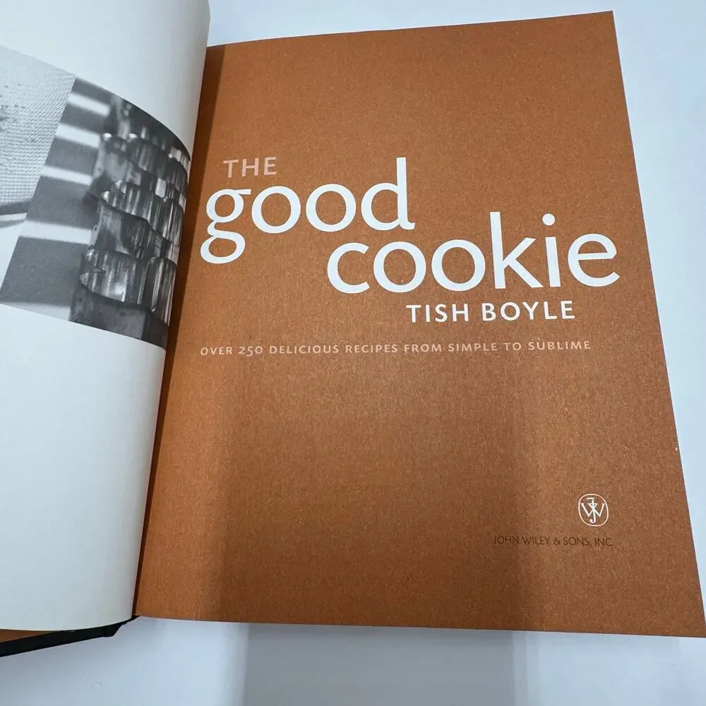 The Good Cookie Tish Boyle Hardcover 250+ Cookie Recipes Baking Cookbook Wiley